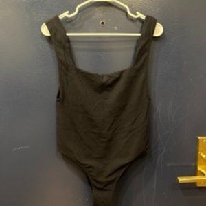 Vintage Square Neck / High Rise Bodysuit
